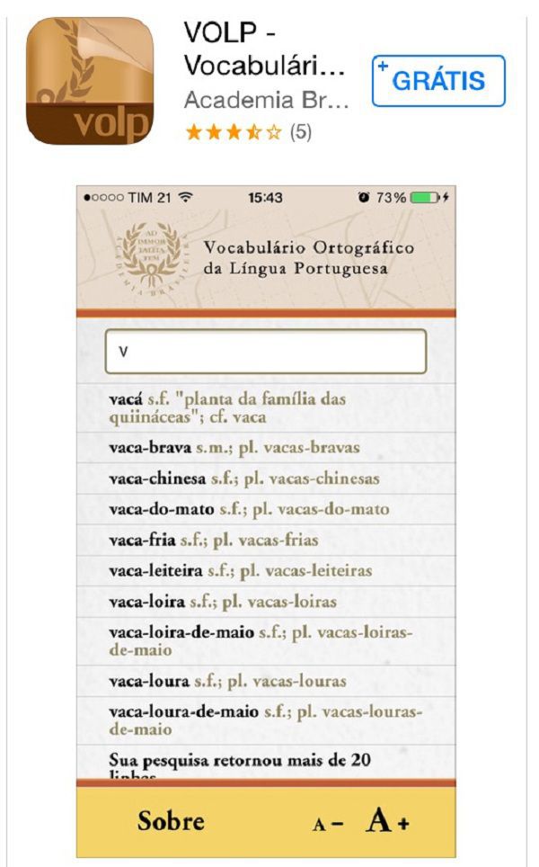 ABL lança app de consulta ao vocabulário da língua portuguesa