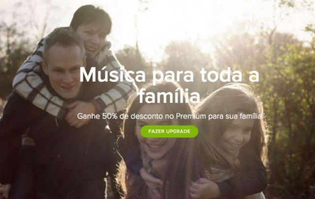 Spotify lança Plano Família