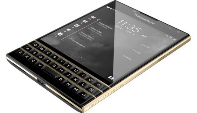 Blackberry lança versão de luxo do Passport