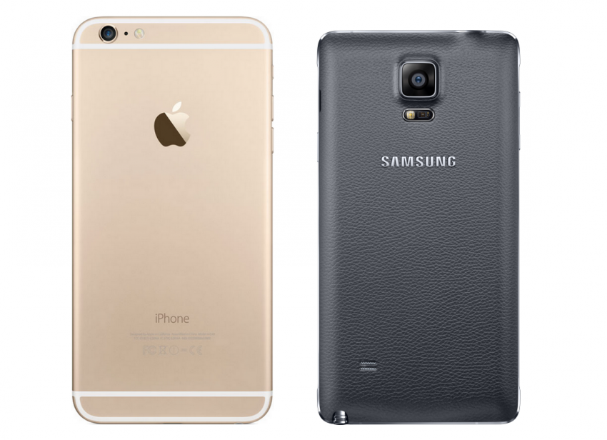 Samsung acusa iPhone 6 Plus de copiar Galaxy Note 4