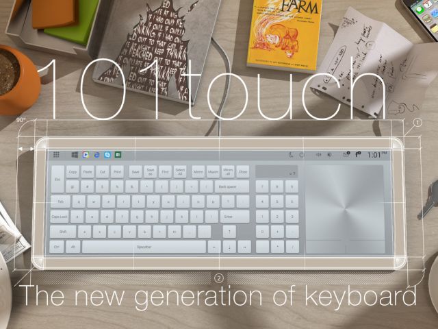 101touch: Mais recente novidade em teclado touchscreen