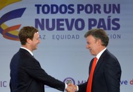 Zuckerberg lança Internet.org na Colômbia