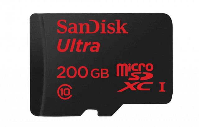 Sandisk lança cartão de memória com 200 GB para smartphones