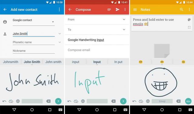 Google lança aplicativo para escrever à mão