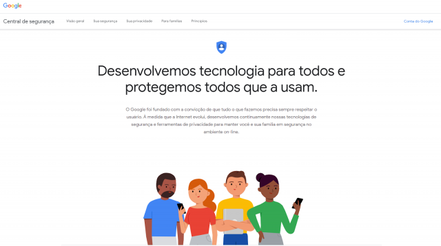 Google lança nova Central de Segurança no Brasil