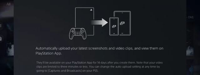 PS5 terá recursos de upload de capturas de tela para o celular
