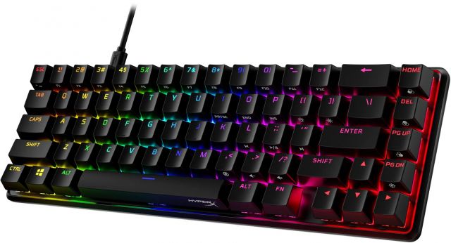 HyperX lança novo modelo de teclado gamer 65% menor que o padrão