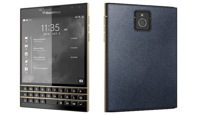 Blackberry lança versão de luxo do Passport