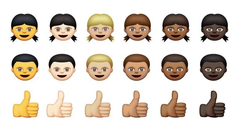 Apple aposta em Emojis com diversas etnias
