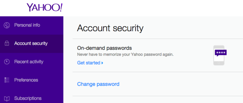 Yahoo deseja acabar com senha padrão 