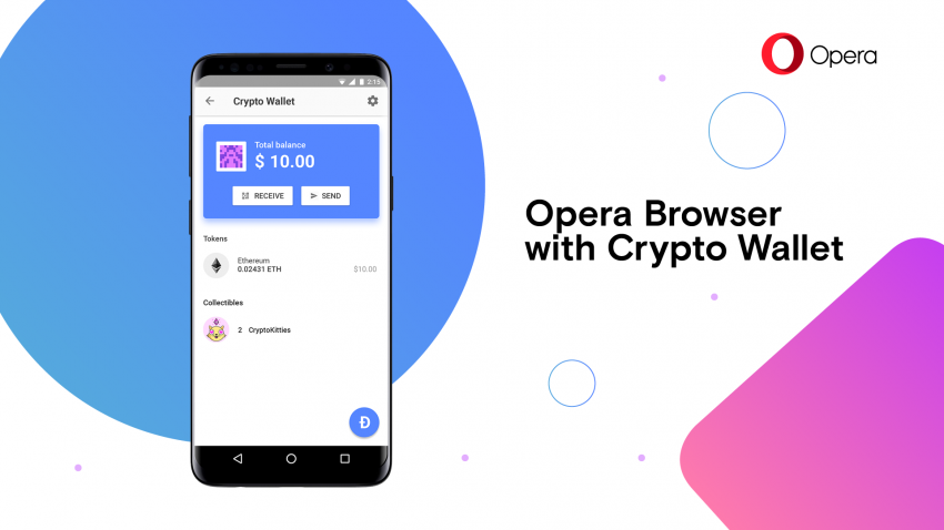 Opera lança carteira de criptomoedas para Android