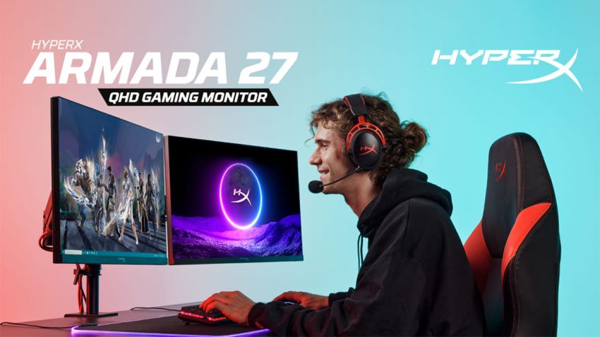 HiperX lança novos monitores gamer da linha Armada